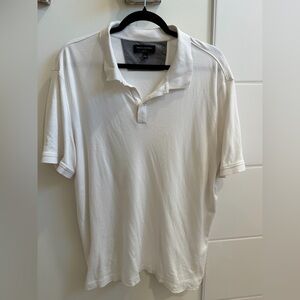 Banana Republic Classic White Polo Shirt